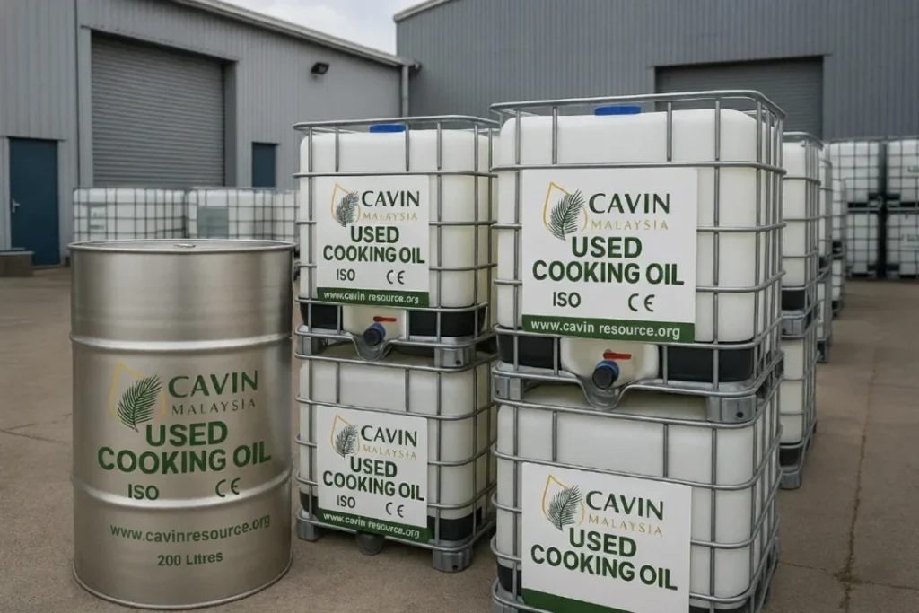 Used cooking oil (UCO) in bulk for biodiesel and industrial use