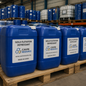 Gold flotation depressant reagent