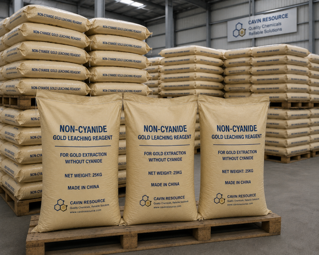 Non-cyanide gold leaching reagent