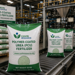 Polymer-coated urea (PCU) fertilizer